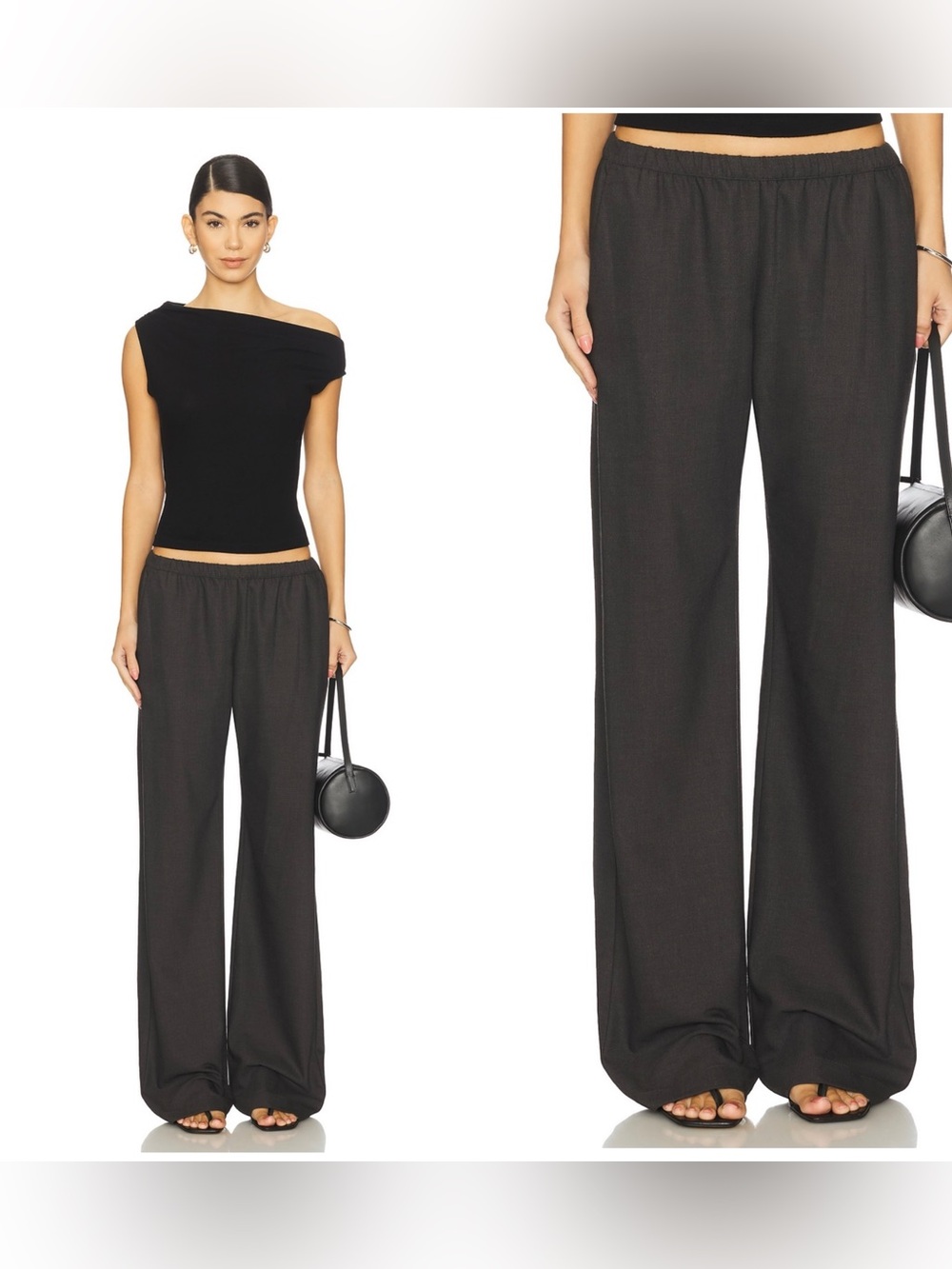ENZA Costa Everywhere Suit Pant in Charcoal